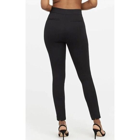 SPANX Pants - Spanx The Perfect Black Pant Back Seam Skinny Pants 20251R- Black SZ Large